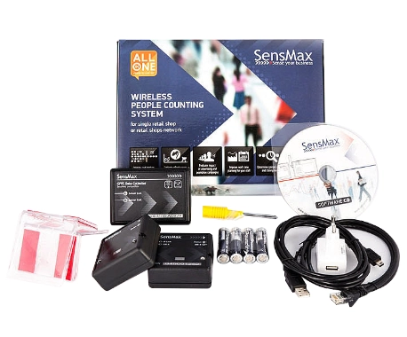 Sensmax Startkit D3/TCPIP - STD - DUBBELRIKTAD (30-50 meter)